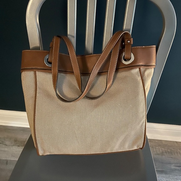 NWT Style & Co Brightspot Tote - Natural Linen - Picture 2 of 5
